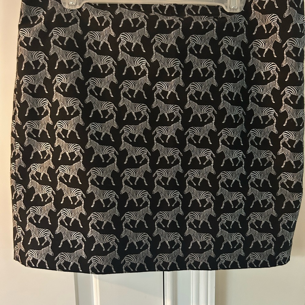J. Crew Gray Silver Mini Pencil Skirt Casual